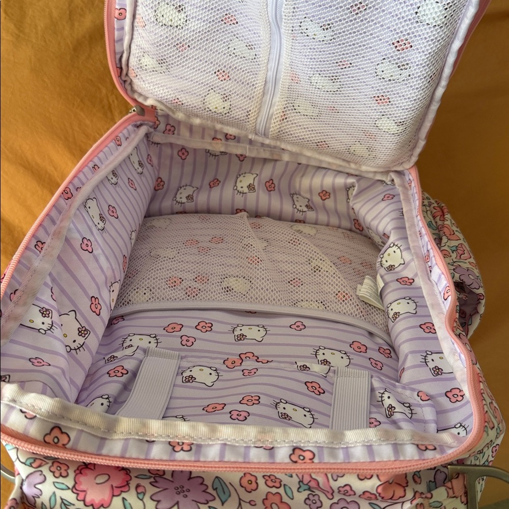 RARE JuJuBe x Hello Kitty "Hello Floral" BRB Backpack - Great Placement! - Picture 4 of 12